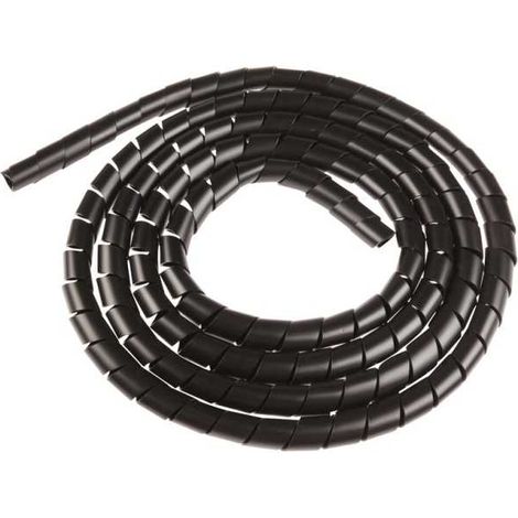 Guaina spiralata diametro 10mm nero