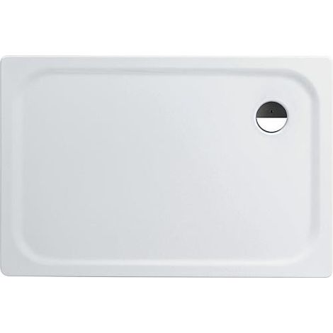 Receveur Edura rectangulaire 1200x40x800 mm acier émaillé, blanc (1/3)
