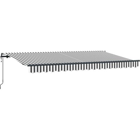 Maison Exclusive - Einziehbare Markise Anthrazit 400 x 200 cm Sto