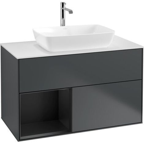 Villeroy & Boch G771PDHG Meuble sous-lavabo Finion G77 (1/2)