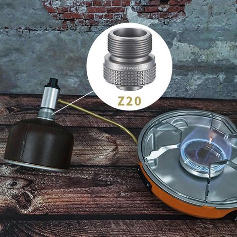 Réchaud à gaz propane pour camping extérieur, cartouche de gaz, embout à vis, raccord de cartouche (1/5)