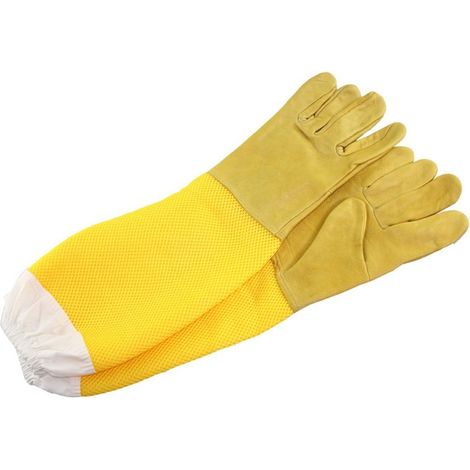 1 paire de gants d'apiculture à manches longues de protection, équipement et outils apicoles (1/5)