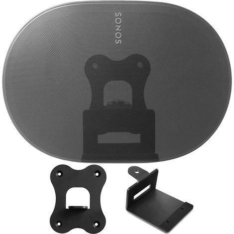 Sonos Era 300 Wandhalterung mit integriertem Kabelmanagement, Zubehör für Smart-Home-Lautsprecher (Schwarz, Gelb), 1 Stück (1/5)