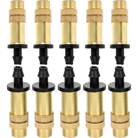 Copper Hose Mister Nozzle Replacement for Water Misting Use 30Pcs (1/5)