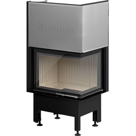 Estufa de leña de esquina Smart 2L/PXTh 66 cm - Ángulo: Derecho