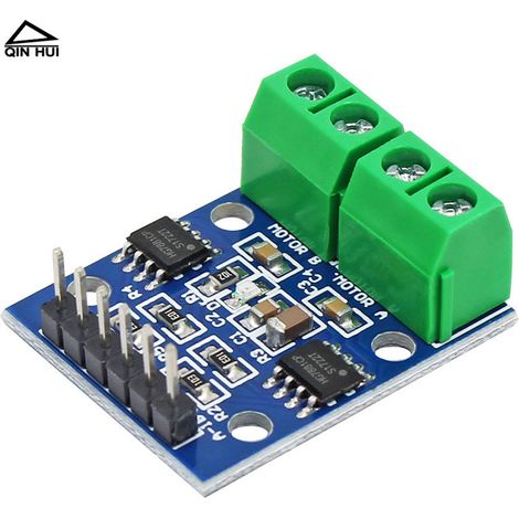 Zweikanaliges 2,5V-12V DC-Motorsteuermodul, bidirektionale Schrittmotorsteuerplatine (1/4)