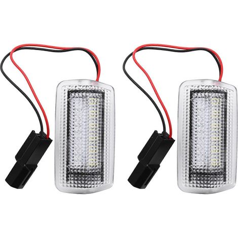 LED blanches et rouges pour portières de voiture, compatibles avec Toyota Wish, Prius, Camry, Alphard, Isis, Estima et Lexus IS250, RX350.