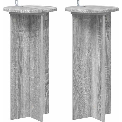 Maison Exclusive - Pflanzenständer 2 pcs Graues Sonoma 29,5 x 29,
