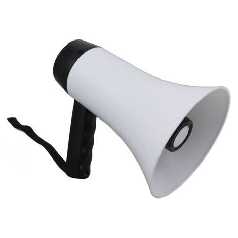 Tragbares Megafon Bullhorn 30W, 300s Aufnahmezeit, 500m Reichweite, 10h Akkulaufzeit, 3500mAh Akku (1/4)