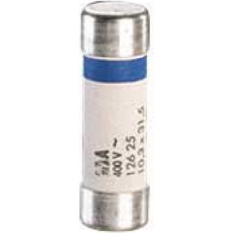 Cartouche industrielle cylindrique type gG 10x38mm avec voyant 10A LEGRAND 013410
