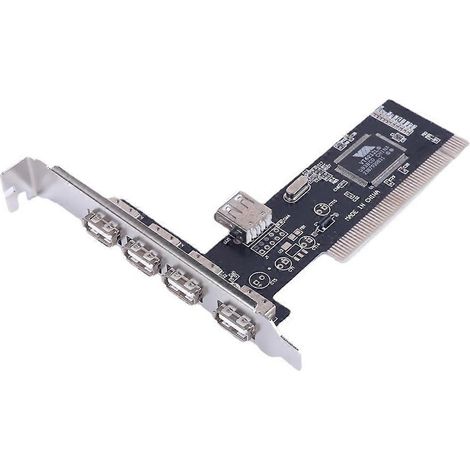 Interner PCI-Erweiterungscontroller für 4 USB 2.0-Anschlüsse (480 Mbit/s) über Hub-PC-Platine (1/5)