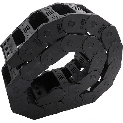 Catena portafilo in nylon da 100 cm, 25 x 57 mm, aperta su entrambi i lati, accessorio per macchina per incisione (1/5)