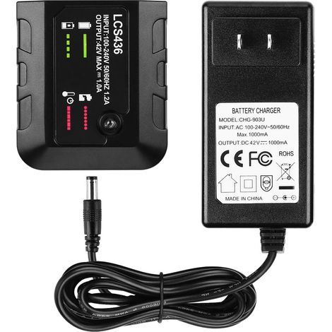Convient au chargeur de batterie Black&Decker LBXR36 LBX2040 40V (1/5)