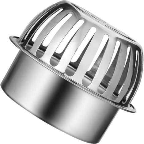 Crépine De Caniveau Extérieure Acier Inoxydable Couvercle De Caniveau De Terrasse Avec Ronds Pour Évacuation Rapide (1/5)