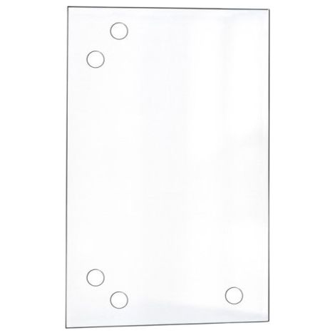 Philippe FOYER 1000 - Vitre Rectangle Percé - 590 x 444 x 5 mm - 4 mm