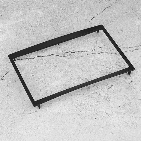 Kit de Montage Universel pour Autoradio 2 Din avec Cadre de Modification, 178x102mm, Noir, Plastique Résistant (1/5)