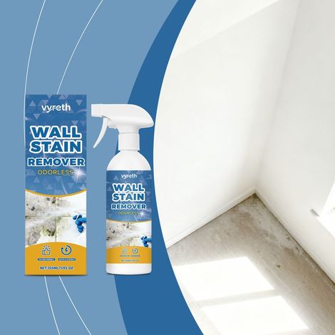 Nettoyant pour taches murales, sans danger pour nettoyer et éliminer les moisissures, doux pour les murs, nettoyant ménager quotidien -- 355 ml -- BIEMMEDUE (1/5)