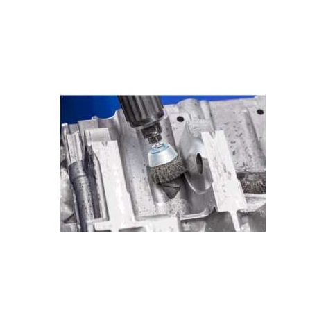PFERD Topfbürste ungezopft TBU Ø 50 mm Schaft-Ø 6 mm Edelstahl-Draht-Ø 0,30 43703002 5 St. (1/5)