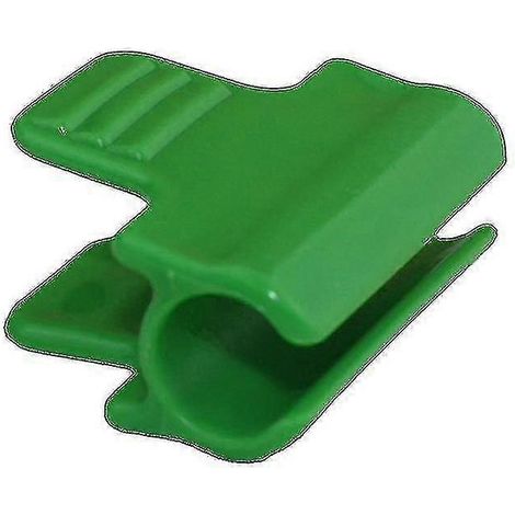 Lot de 10 clips de fixation pour film plastique, pour serre ou jardinage, pour film de 16 mm. (1/5)