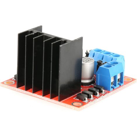 module L298N, carte de commande de pont en H pour moteur pas à pas, robot de voiture intelligente (1/5)