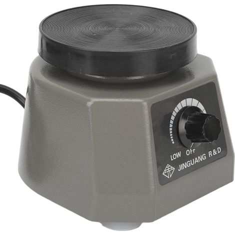 Agitateur vibrant pour laboratoire dentaire, plaque ronde, vitesse réglable, oscillateur pour plâtre dentaire, prise UE 220 V (1/5)