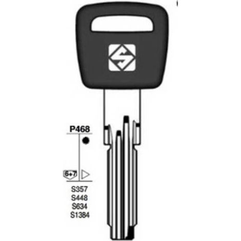 5 x SILCA CS70AP CHIAVE PUNZONATA OTTONE