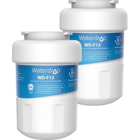 Waterdrop Filtre à eau du réfrigérateur MWF, remplacement GE® SmartWater MWF MWFA MWFP GWF GWFA GWF01 101057A 101300A (2) (1/5)