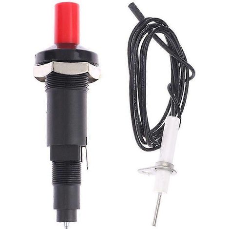 Piezo-Zündkerzen-Set (2 Stück) – Ersatz-Druckknopfzünder für Grill, Kamin und Gasherd (1/5)