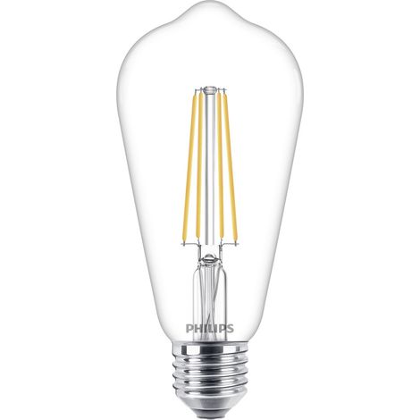 Philips LED 76303900 LED EEK F (A - G) E27 Spezialform 4.3 W = 40 W Warmweiß (Ø x L) 6.4 cm x 14 cm (1/5)