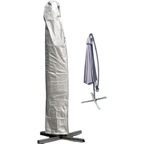 Waterproof Cantilever Parasol Cover 200 cm Breathable with Drawstring (1/4)