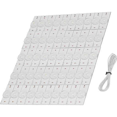 50 Stück 6V Lampenperlen, SMD-LED-Linsen, TV-Reparatur mit 2 Meter Kabel, industrielle Steuerungskomponenten