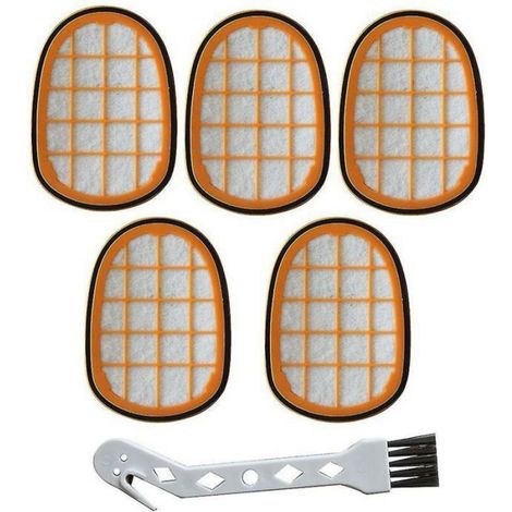 Filtre Pour Aspirateur - Compatible Philips Speedpro Max FC6812/01 - 5 Pièces (1/4)