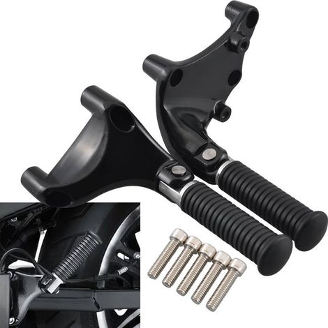 Support de repose-pieds modifié pour moto avec repose-pieds arrière, compatible avec Harley XL883 X48