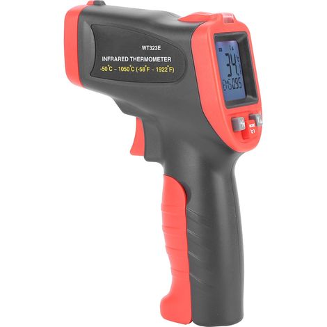 Tragbares, digitales LCD-Infrarot-Thermometer (kontaktlos) – Temperaturanzeige 50℃–1050℃ (1/5)