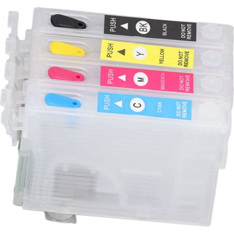 PP-Tintenpatrone BK CMY 4 Farben, Druckzubehör für Fotopapier und Dokumente, T1251 T1252 T1253 T1254 (1/5)