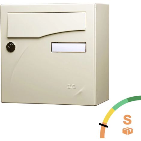 Cassetta postale Préface compatta Avorio RAL 1015 M - RENZ - 231132 (1/5)