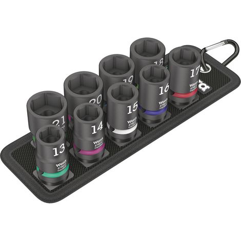 Wera Belt C Impaktor 1 Steckschlüsseleinsatz-Satz. 1/2"-Antrieb, 10-tlg.