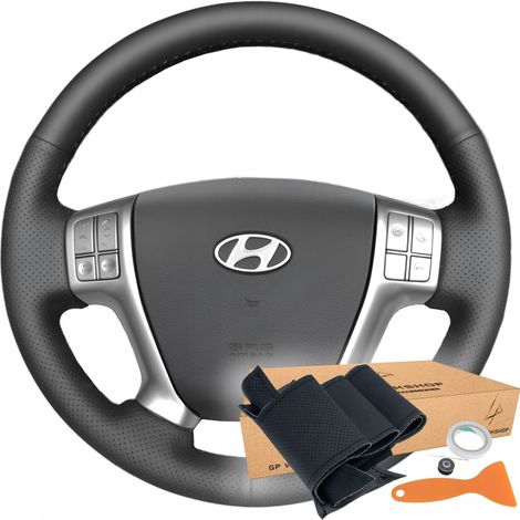 LENKRADABDECKUNG MIT MUSTER FÜR HYUNDAI IX55 VERACRUZ (1/5)