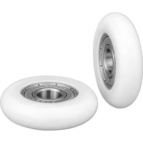 Roue de rameur 8x40x10mm POM Compatible avec le rameur BSR62840-10 - Pièces détachées compatibles (1/2)