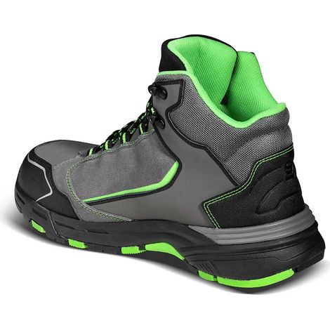 SPARCO SCARPA ALLROAD-H - Taglia: 38 - Colore: Grigio Scuro / Verde Fluo