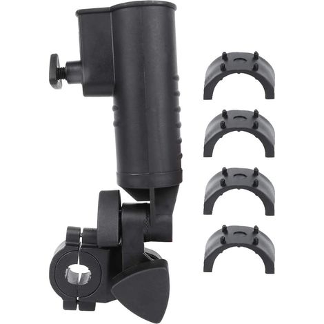 Porte-Parapluie Universel, Fixation sur Chariot Parapluie de Golf, Approvisionnement de Pratique, Mains Libres, Support de Parapluie pour Chariot de Golf (1/5)