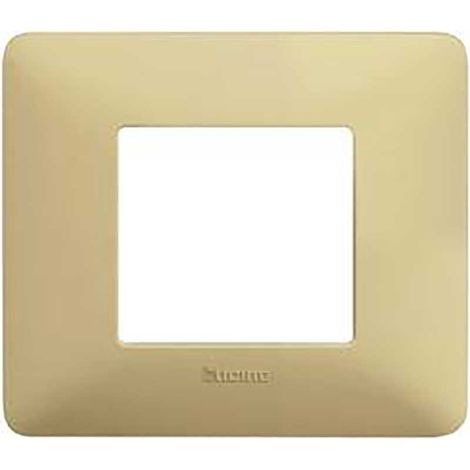 Placca Matix Bticino 2p avorio