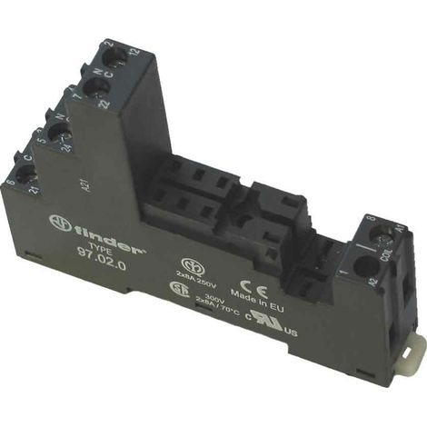 Finder Schraubfassung schwarz 97.02.0