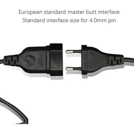 Cordon Adaptateur Secteur, Prise Mâle IEC 320 C14 Vers Câble de Puissance Femelle CEE 7-16 2Pin Européen pour UPS PDU (1/4)
