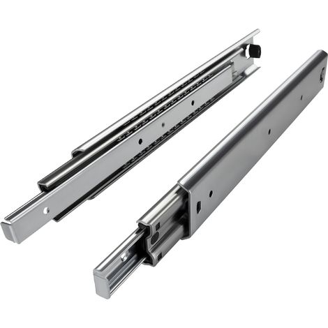 Vollauszug belastbar bis 80 kg Länge 1300 mm Teleskopauszug Schubladenauszug KV1 von JUNKER
