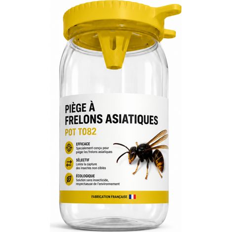 Bocal Sélectif AntiFrelons Asiatiques 1 L Solution Écologique Extérieure