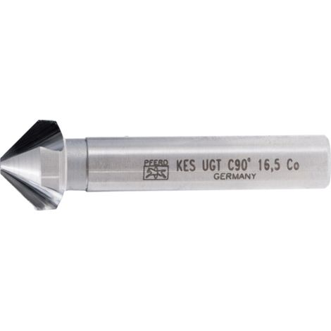 PFERD HSSE Co5 Kegel-und Entgratsenker 90° Ø 16,5 mm Schaft-Ø 10 mm DIN 335 C mit Ungleichteilung (1/3)