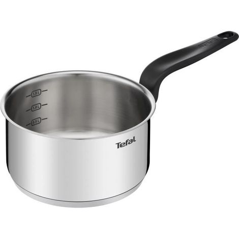Tefal Primary Casseruola 18 cm/2,1 l, in acciaio inossidabile di prima qualità, per induzione, Mijoter, Bollitore, ricette E3082904 (1/5)