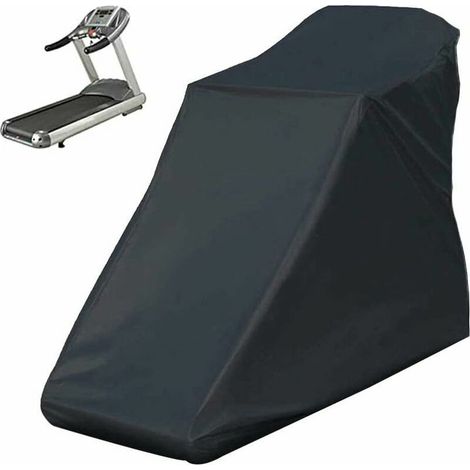 Housse de tapis roulant non pliable, housse de protection pour machine de course à pied avec cordon de serrage pour intérieur et extérieur (noir, 78 "x 37" x 59") (1/5)