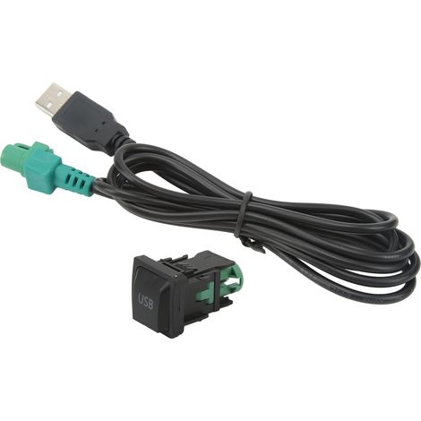 Bouton USB pour autoradio avec câble adaptateur plug-and-play compatible RCD510Plus RCD310Plus lecteur CD (1/5)